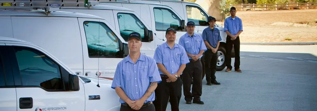 KIC Refrigeration crew ready for Mini Split Repair jobs across Salton City
